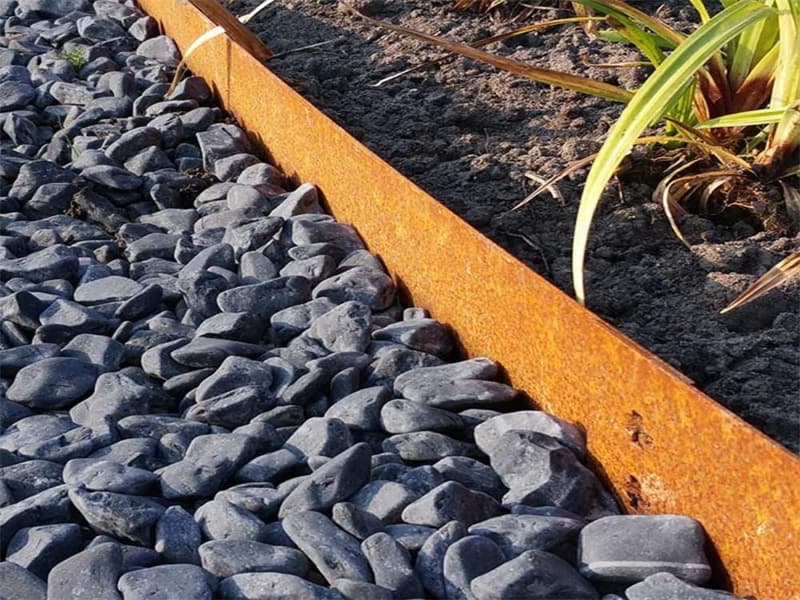 Nature Style garden bed edging For Park Project